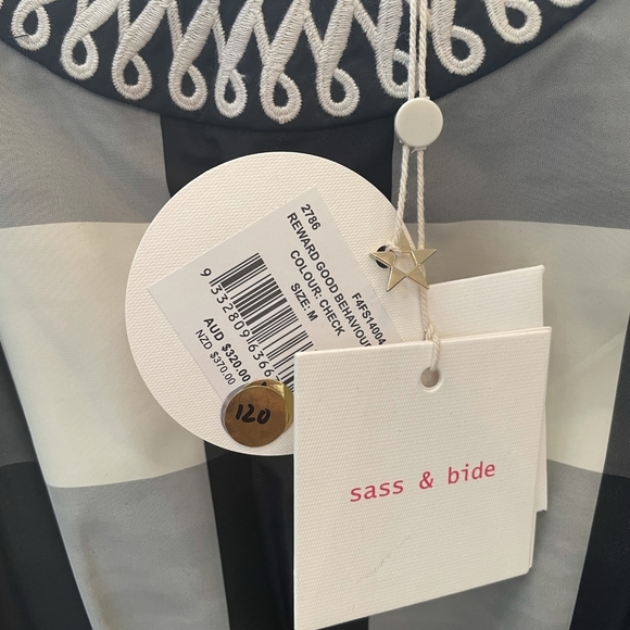 Sass & Bide Checkered Top - Picture 6 of 8